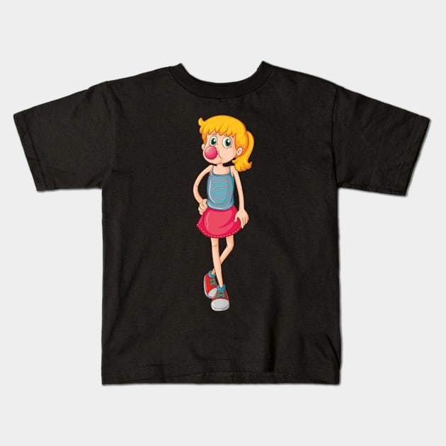 character art Kids T-Shirt by  Berbero